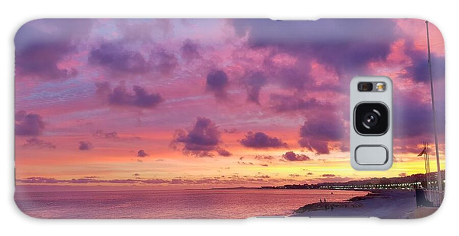Seascape Galaxy Case featuring the photograph Purple Passion by Andrea Whitaker