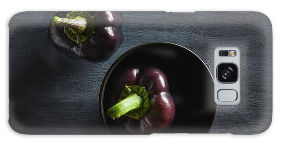 Food Galaxy Case featuring the photograph Purple Peppers by Cuisine at Home