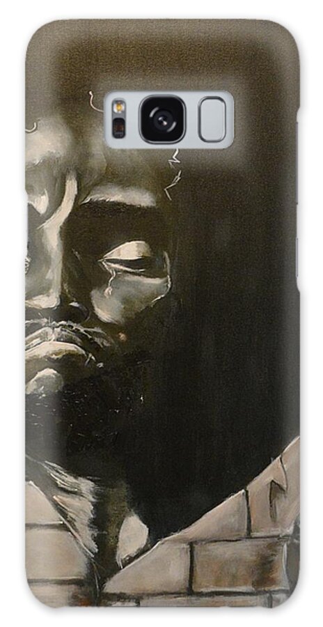 Walls Galaxy Case featuring the painting Push Through by Carmel Joseph