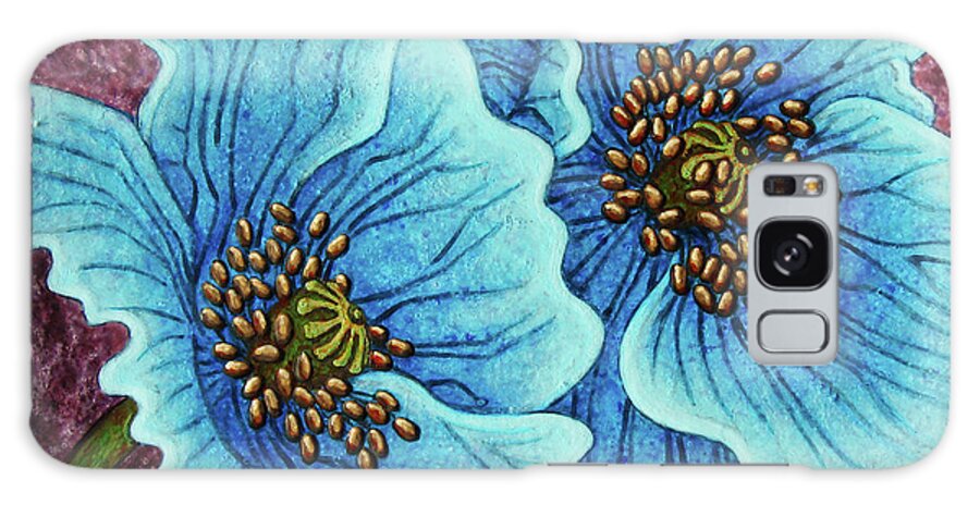 Poppy Galaxy Case featuring the painting Quiet Contemplation by Amy E Fraser