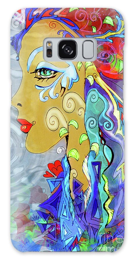 Woman Galaxy Case featuring the drawing Rachel's Hope by Elaine Berger