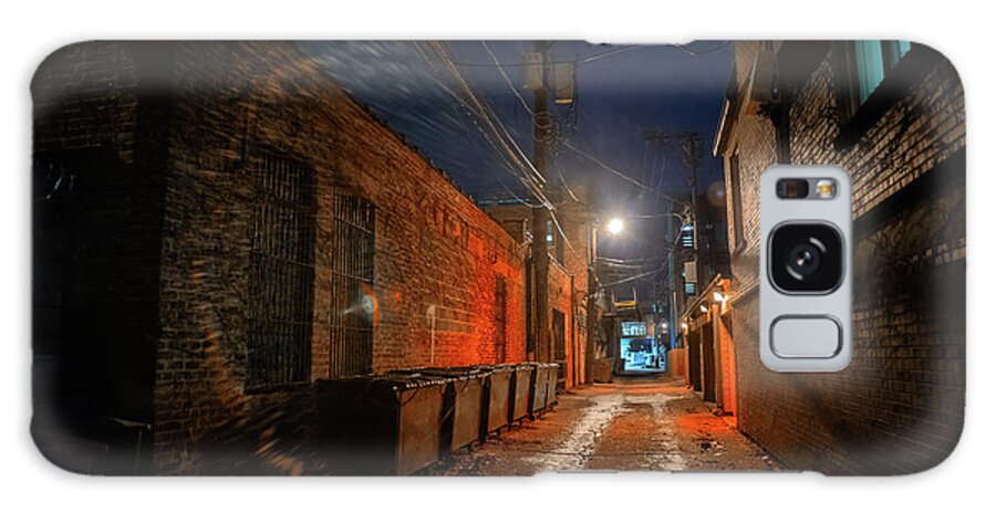 Alley Galaxy Case featuring the photograph Red Alley by Bruno Passigatti