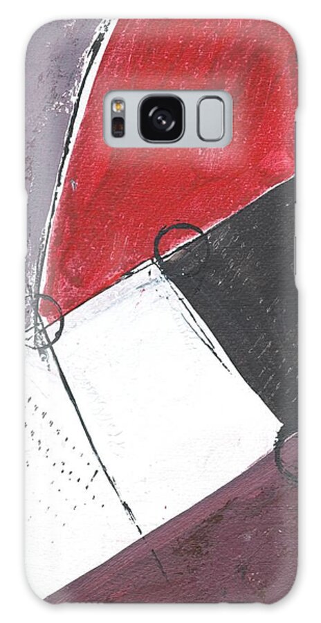 Abstract Galaxy Case featuring the painting Red and Black Study 1 by Christine Chin-Fook