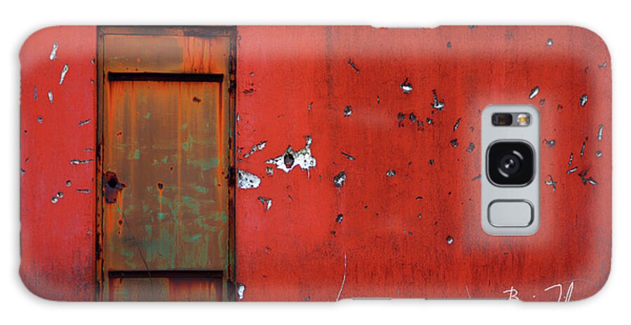 Red Rust Galaxy Case featuring the photograph Red Rust by Fivefishcreative