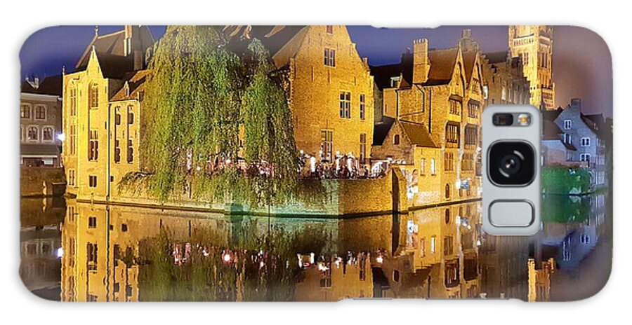 City Galaxy Case featuring the photograph Reflections of Bruges by Andrea Whitaker