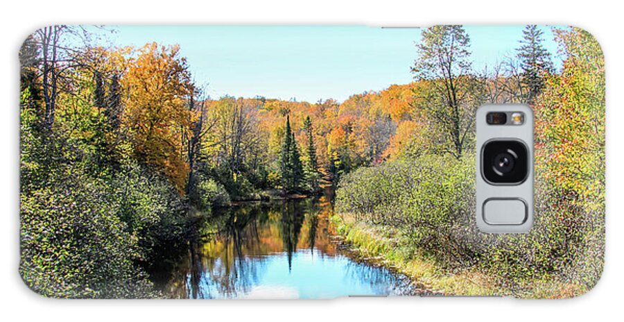 Autumn Colors Galaxy Case featuring the photograph Reflections of Fall in Wisconsin by Dawn Richards