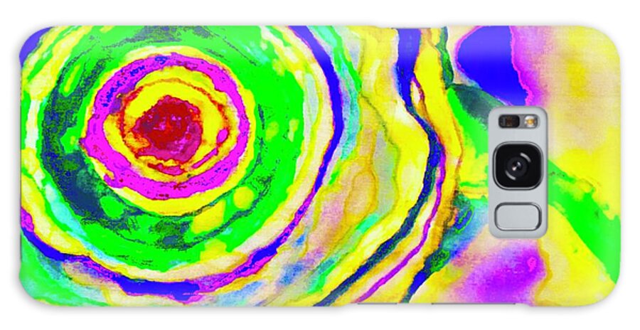 Reiki Galaxy Case featuring the painting Reiki Flower by Debra Grace Addison