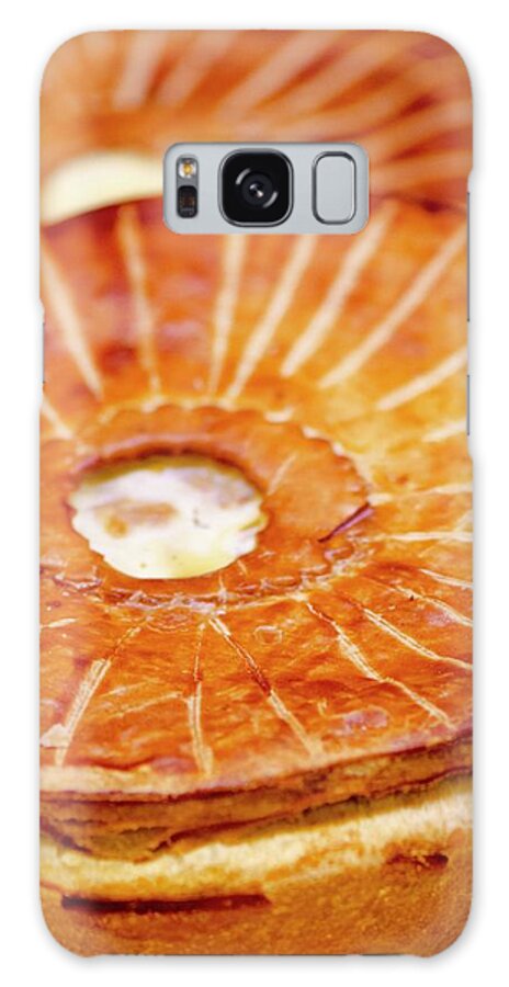 Ip_11245819 Galaxy Case featuring the photograph Riesling Meat Pie From Alsace by Jamie Watson