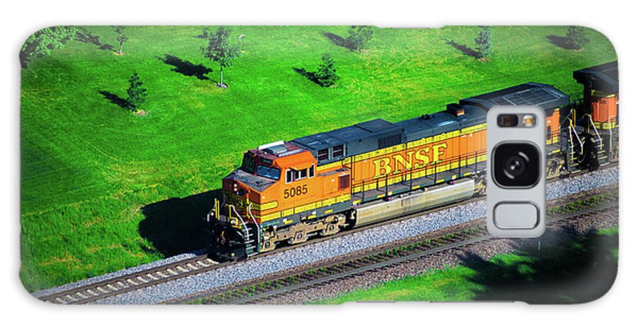 Bnsf Galaxy Case featuring the photograph Right On Schedule by Phil S Addis