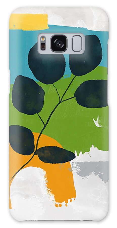 Leaf Galaxy Case featuring the mixed media Rising With The Sun 2- Art by Linda Woods by Linda Woods