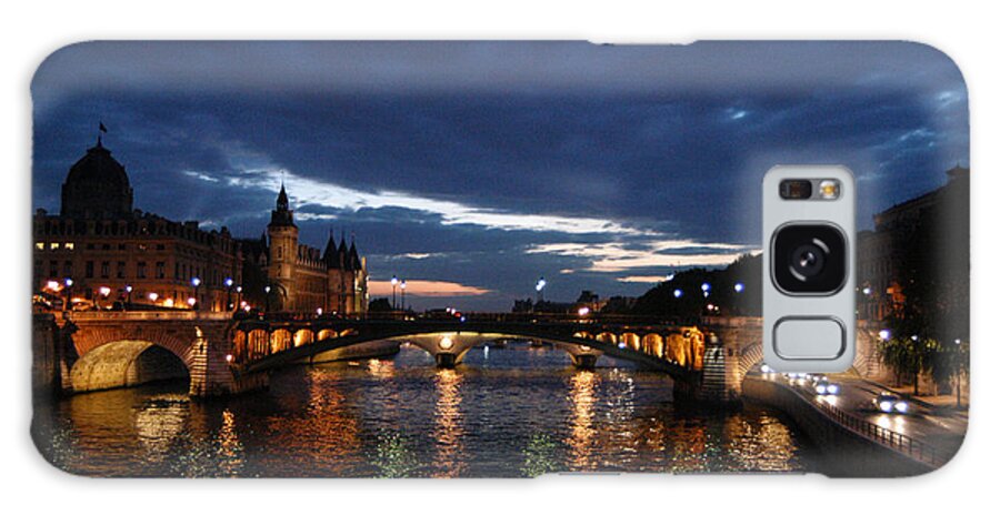 Sein Galaxy Case featuring the photograph River Seine by Ty Husak