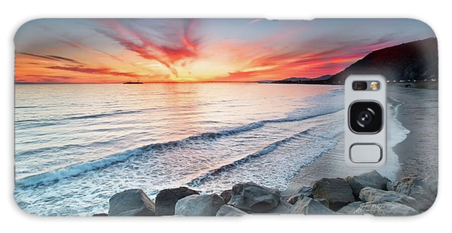 Tranquility Galaxy Case featuring the photograph Rocks On Sea by John B. Mueller Photography