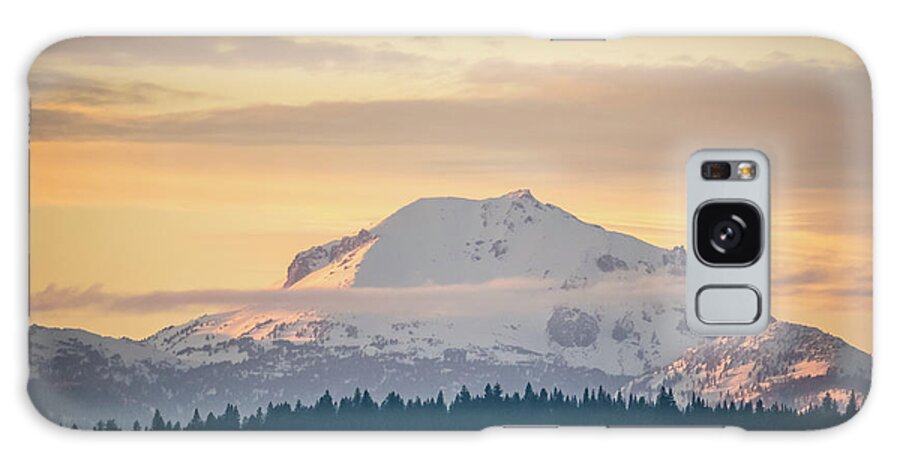 Lassen Peak Galaxy Case featuring the photograph Rocky cathedrals that reach to the Sky by Jan Davies