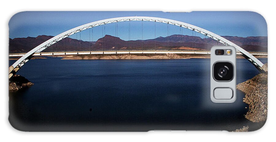 Photograph Galaxy Case featuring the photograph Roosevelt Lake Bridge Arizona by Roger Passman
