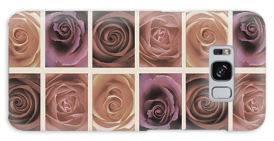 Modern Composite Of Roses Galaxy Case featuring the painting Roses by Maria Trad