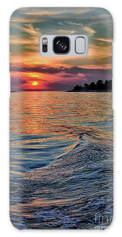 Top Artist Galaxy Case featuring the photograph Rovinj Sunset by Norman Gabitzsch