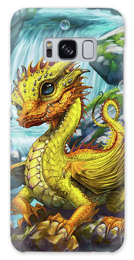 Rubber Ducky Galaxy Case featuring the digital art Rubber Ducky Dragon by Stanley Morrison