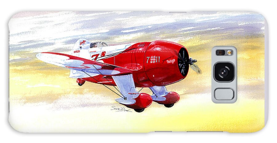 Granville Galaxy Case featuring the painting Russell Thaw's Gee Bee R2 by Simon Read