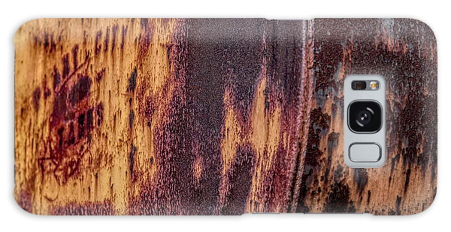 Abstract Galaxy Case featuring the photograph Rusty Gold by T Lynn Dodsworth