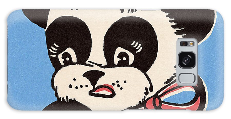 Animal Galaxy Case featuring the drawing Sad Panda Bear by CSA Images