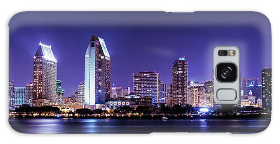 Tranquility Galaxy Case featuring the photograph San Diego Skyline by Mos-photography