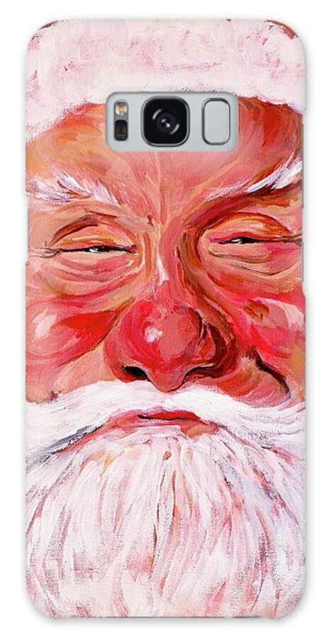 Boulder Portrait Artist Galaxy Case featuring the painting Santa by Tom Roderick