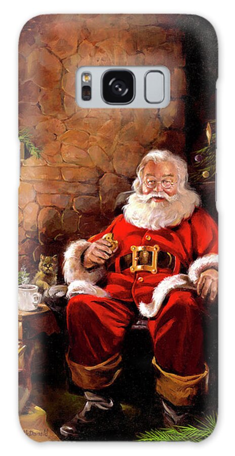 Santas Treats Galaxy Case featuring the painting Santas Treats by R.j. Mcdonald