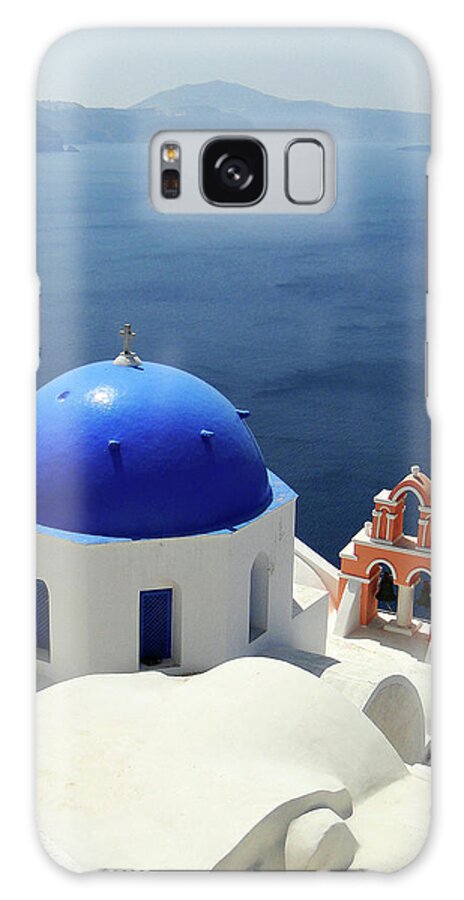 Greek Culture Galaxy Case featuring the photograph Santorini In Greece by Annhfhung