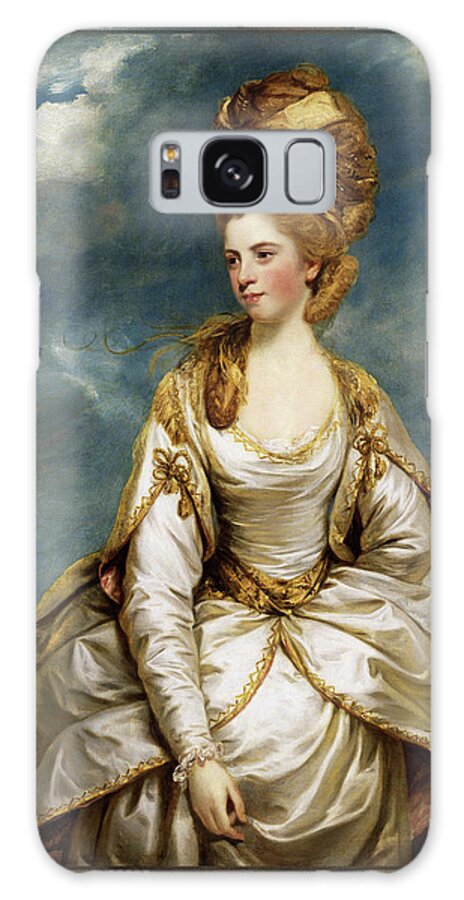 Sarah Campbell Galaxy Case featuring the painting Sarah Campbell by Joshua Reynolds by Rolando Burbon