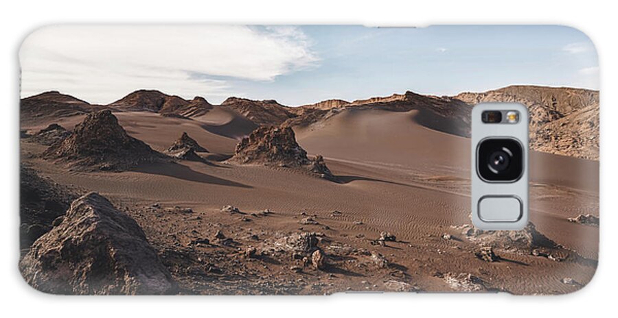 Atacama Desert Galaxy Case featuring the photograph Scenic View Of Atacama Desert Against Sky by Cavan Images