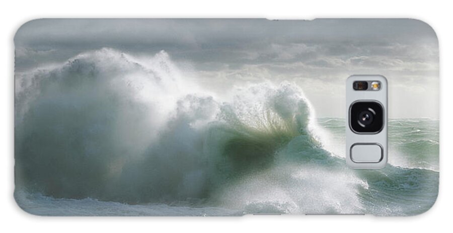 Rough Sea Galaxy Case featuring the photograph Sea storm 3 by Giovanni Allievi