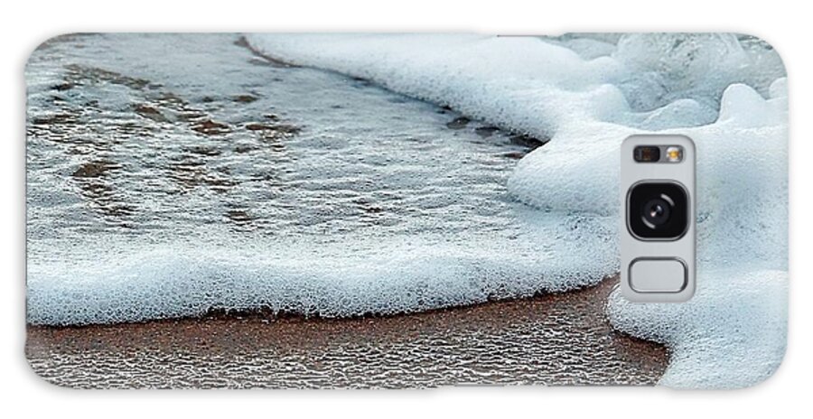 Ocean Galaxy Case featuring the photograph SeaFoam -The Sensual Surf by Lori Lafargue