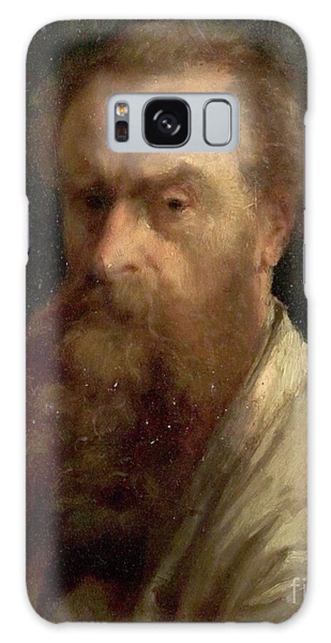 Staring Galaxy Case featuring the painting Self Portrait by Charles-louis Gratia