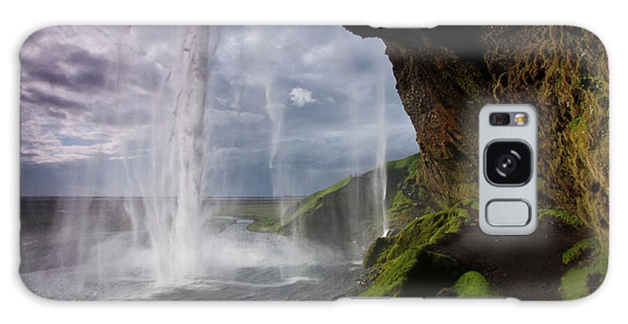 Scenics Galaxy Case featuring the photograph Seljalandsfoss Waterfall In Iceland by Esen Tunar Photography
