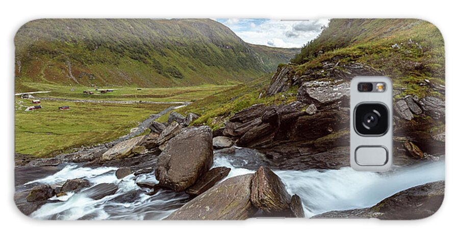 Photography Galaxy Case featuring the photograph Sendefossen, Norway by Andreas Levi