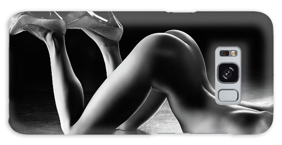 Woman Galaxy Case featuring the photograph Sensual nude body curves by Johan Swanepoel