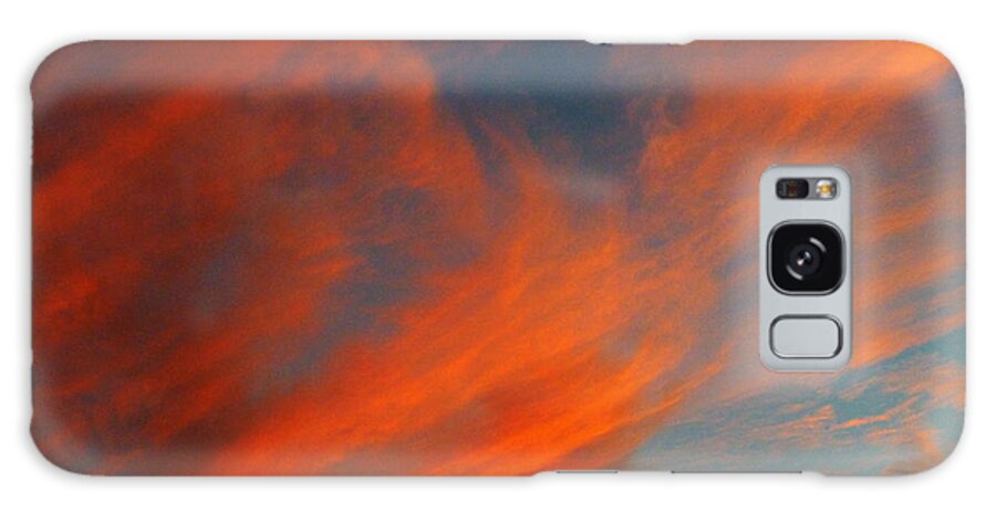 Red Sky Galaxy Case featuring the photograph September Clouds at Sunset by Mike McBrayer
