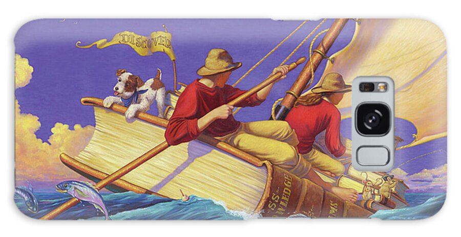 Set Sail Galaxy Case featuring the painting Set Sail by Christopher Nick