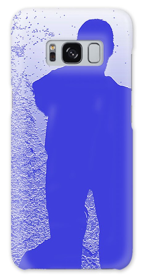 Abstract Portrait Galaxy Case featuring the photograph Shadowland by Geoff Jewett