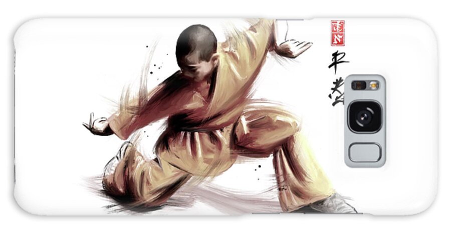Kung Fu Galaxy Case featuring the painting Shaolin Animal Form by Ilyo Tao