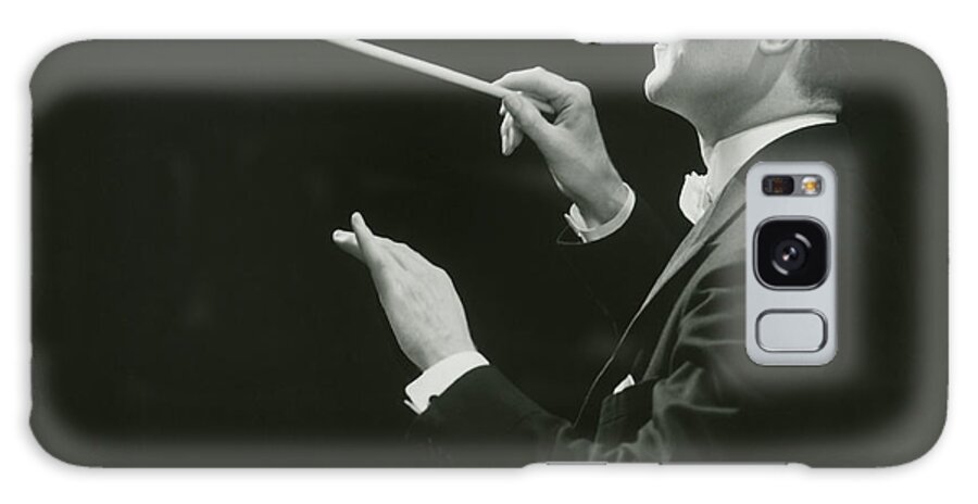 Musical Conductor Galaxy Case featuring the photograph Side View Of Conductor by George Marks