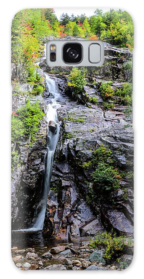 Autumn Foliage Galaxy S8 Case featuring the photograph Silver Cascade New Hampshire by Jeff Folger