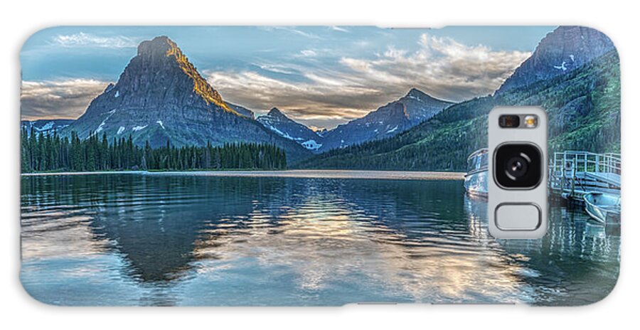 Glacier National Park Galaxy Case featuring the photograph Sinopah by Kenneth Everett