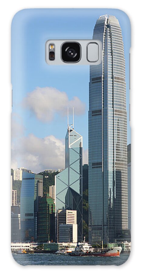 Chinese Culture Galaxy Case featuring the photograph Sky Line Across Water Of International by Winhorse