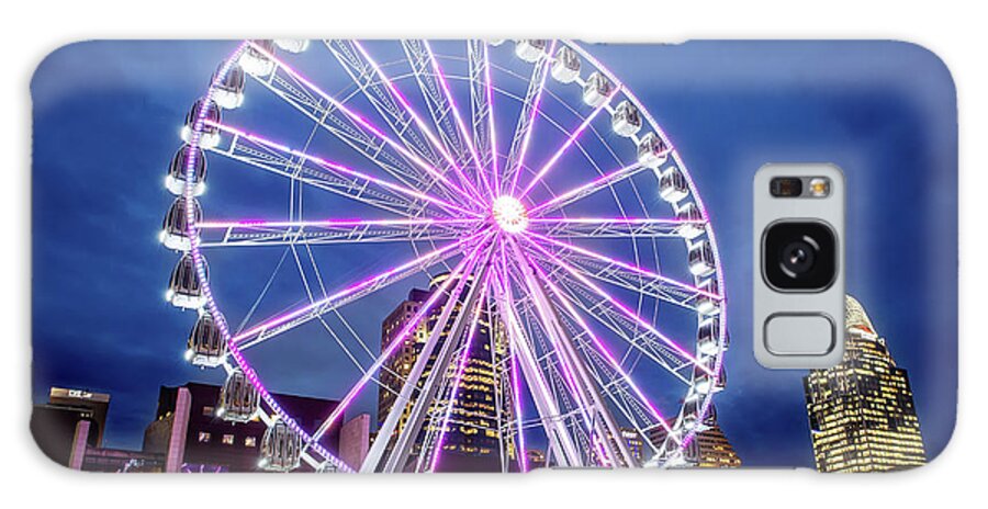 Ferris Wheel Galaxy S8 Case featuring the photograph SkyStar Ferris Wheel by Ed Taylor