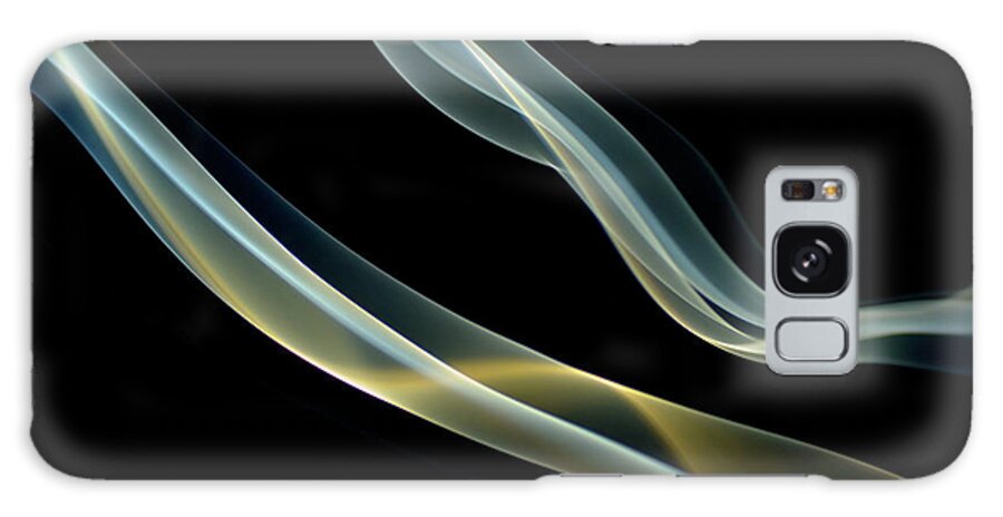Curve Galaxy Case featuring the photograph Smoke-trails by April30