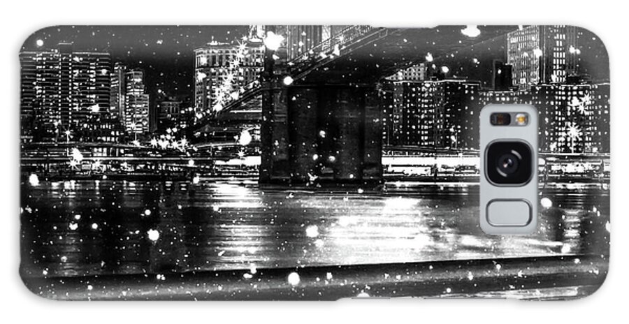 Snow Galaxy Case featuring the digital art Snow Collection Set 08 by Az Jackson
