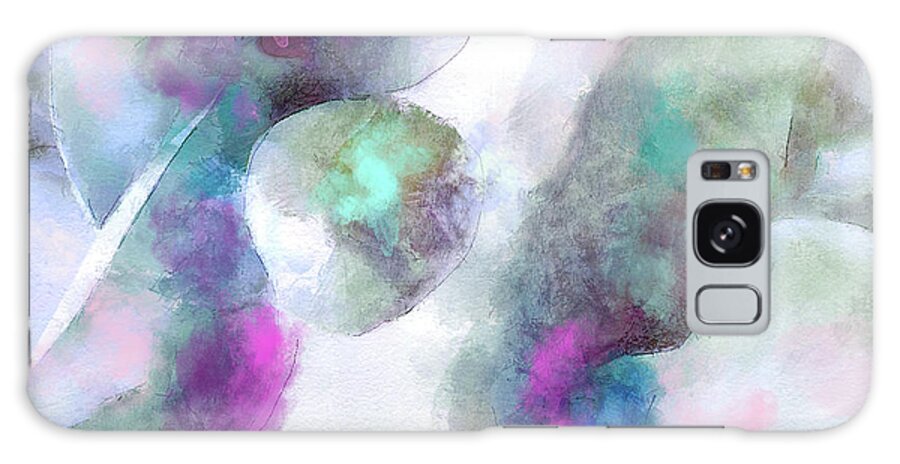 Soft Touch Galaxy Case featuring the digital art Soft Touch by Tina Lavoie