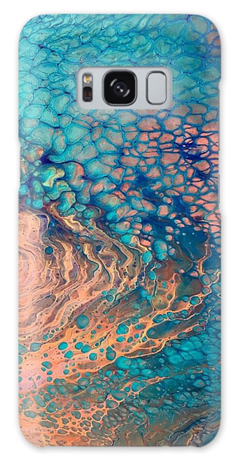  Galaxy Case featuring the painting Solar Flare by Steve Chase