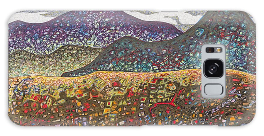 Mountains Galaxy Case featuring the drawing South Helena #1 by Dale Beckman